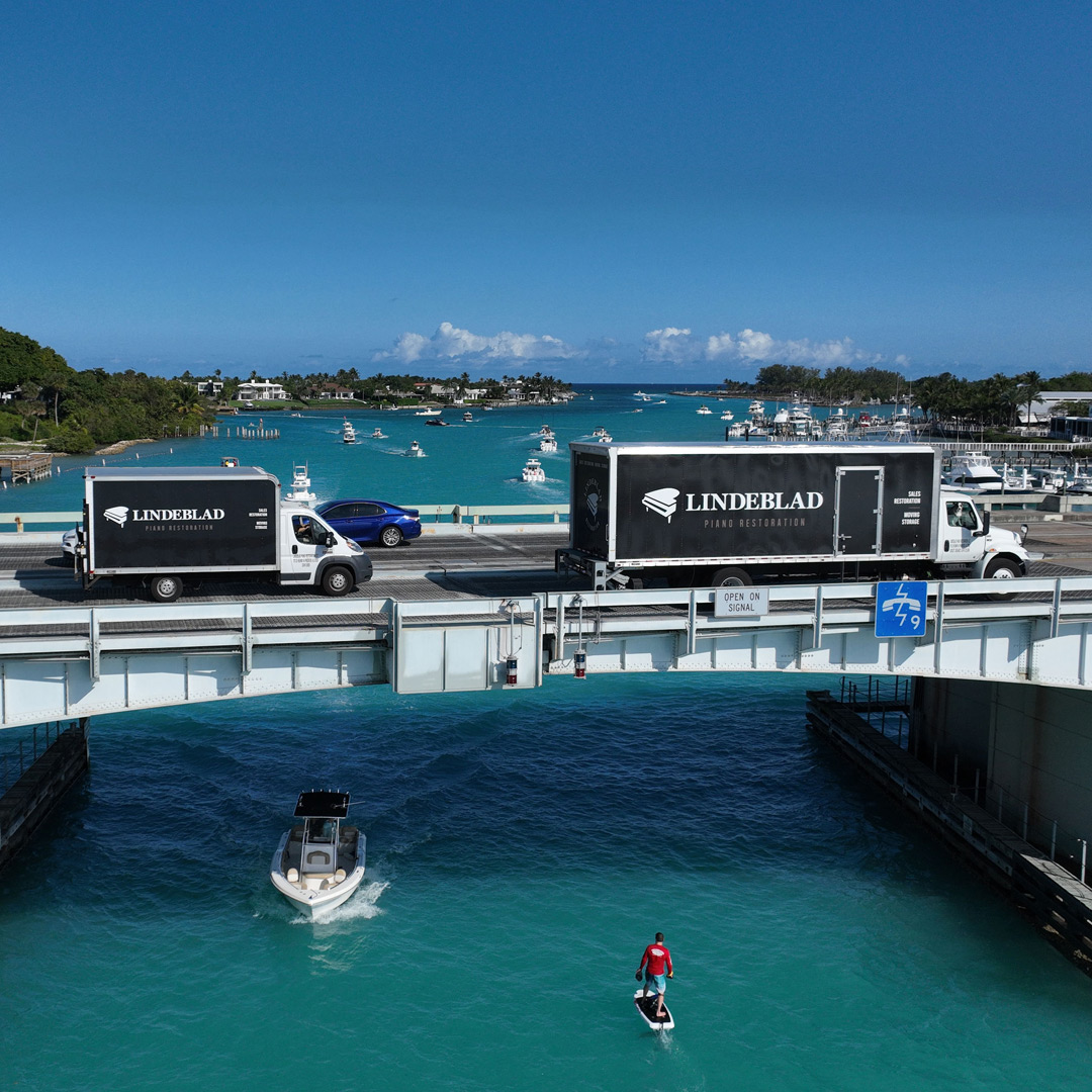 Lindeblad delivery at waterfront estate